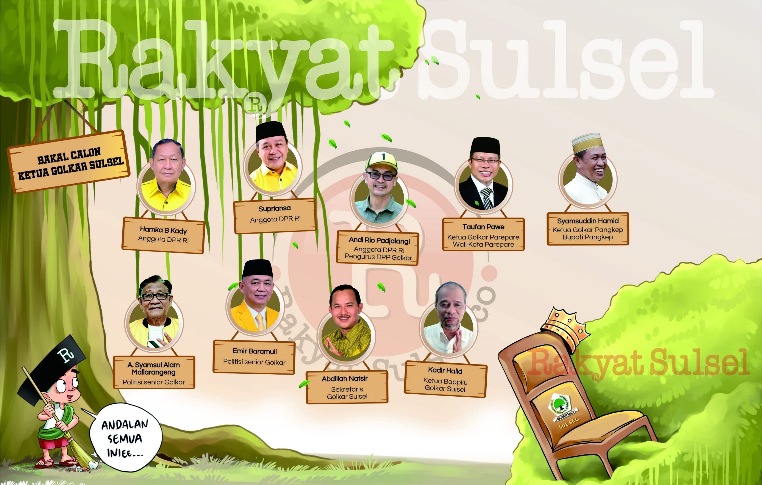 Photo of 9 Nama Daftar Calon Ketua Golkar Sulsel, Walkot Parepare-Anggota DPR
